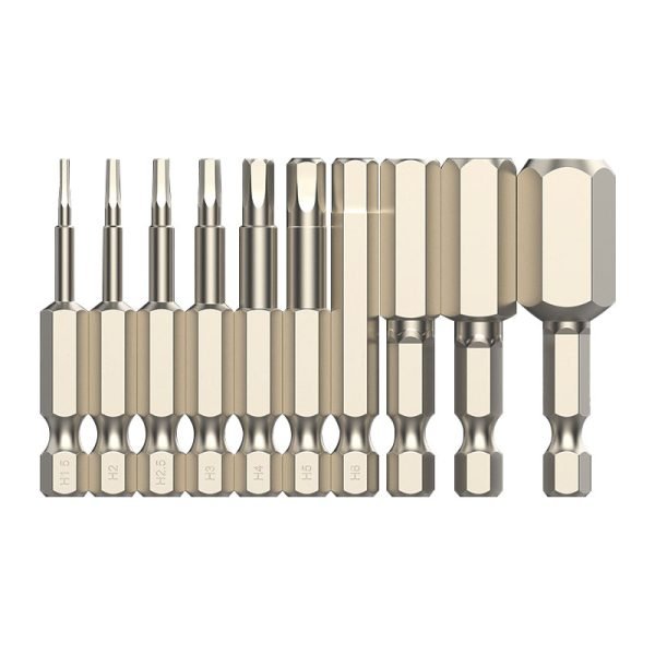 Power Tools -1/4 Inch Hex Head Screwdriver Bit Set (10pcs) - Image 5