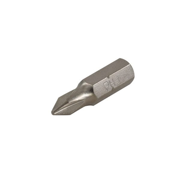 25mm Hexagonal Single End Screwdriver Bits  PH1 PH2 PH3