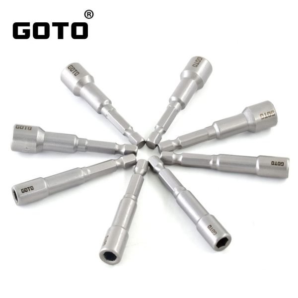 Magnetic 6/8/12 mm Hex Socket 1/4" Shank Spanner Nut Setter Driver Bit - Image 3