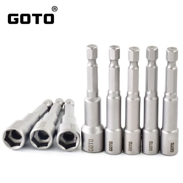 Magnetic 6/8/12 mm Hex Socket 1/4" Shank Spanner Nut Setter Driver Bit - Image 2