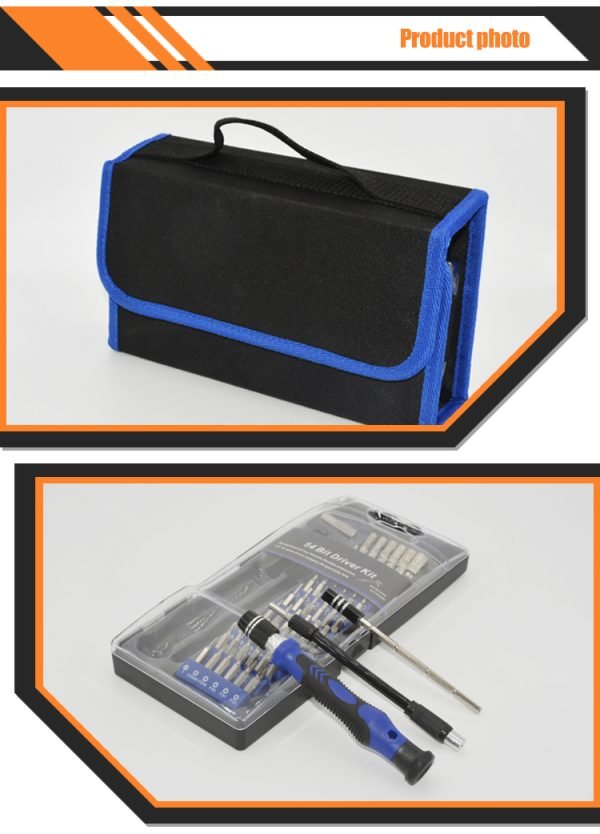 86 In 1 Laptop Pc/Cell Phone Pocket Precise Repair Tool Kit - Image 4