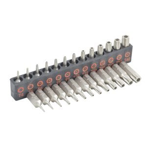 13pcs T4-T40 Trox Security Bit Set With Magnetic Quick Release Extension Bit