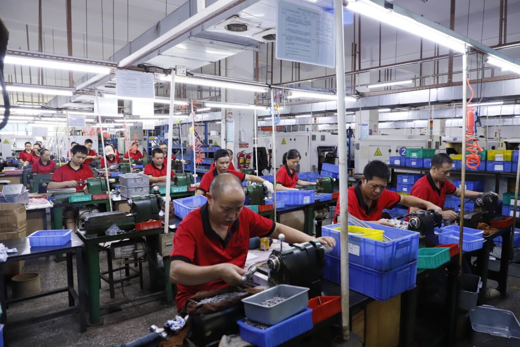 Factory production workshop