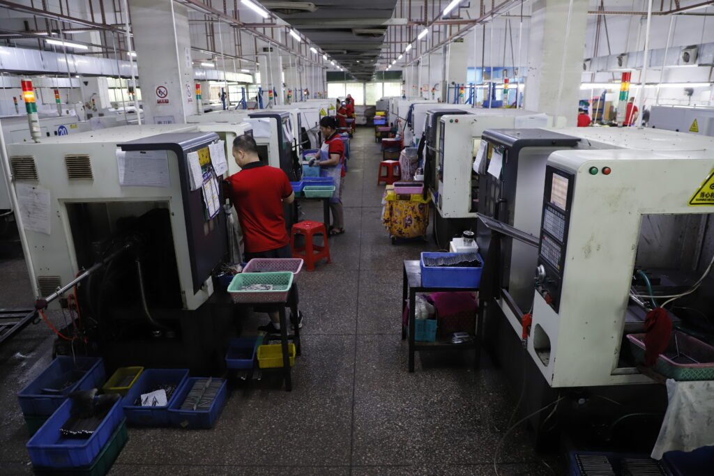 Factory production workshop