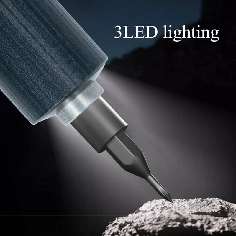 55 in1 Magnetic Type-C Rechargeable 2-speed Torque Electric Screwdriver Set