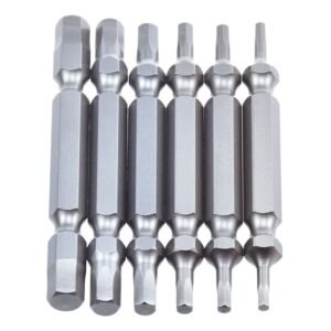 6.35mm Hexagonal Shank 65mm Length Double End Hexagon Head Screwdriver Bit H2.5 H3 H4 H5 H6