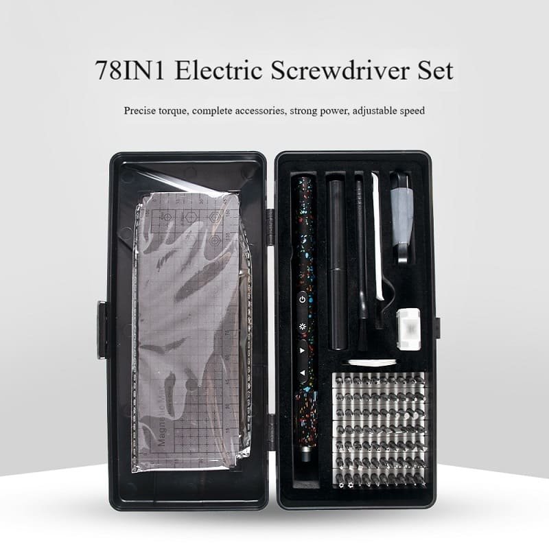 78 in1 Precision Electric Screwdriver Set Durable Multi-Electric Tool Kit