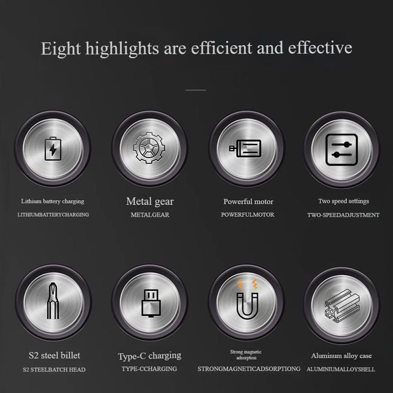 78 in1 Precision Electric Screwdriver Set Durable Multi-Electric Tool Kit