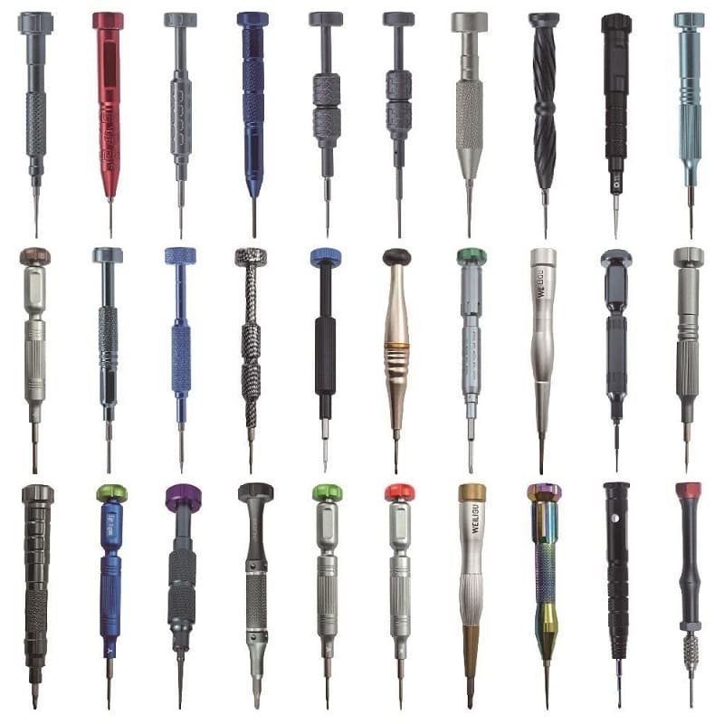 Disassemble the aluminum alloy screwdriver handle for mobile phones