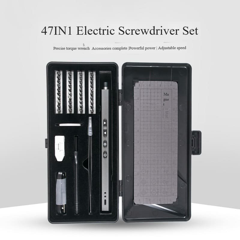Rechargeable Adjustable Torque 47 in1 Electric Screwdriver Set