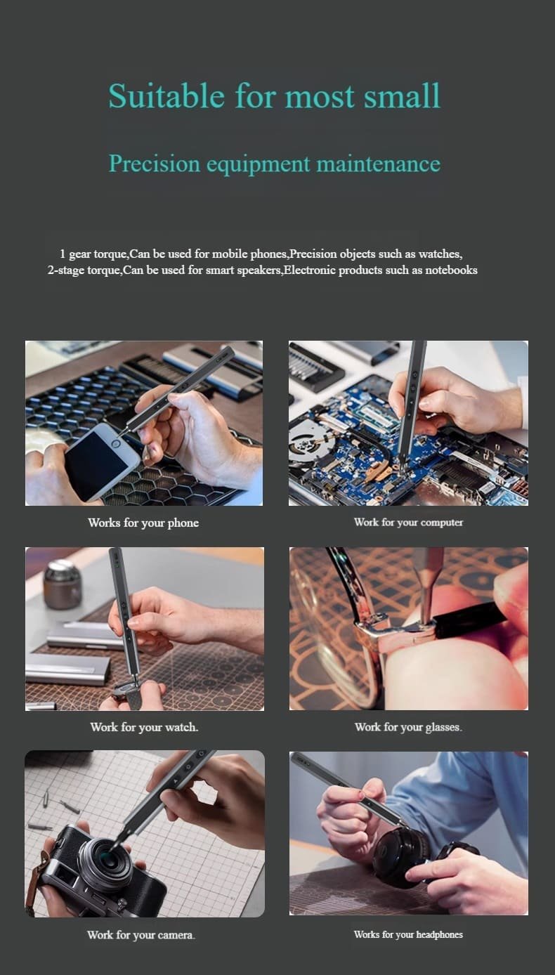 Rechargeable Adjustable Torque 47 in1 Electric Screwdriver Set